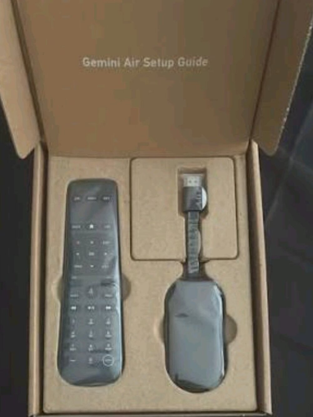 NEW HD Streaming TV Dongle with voice remote Gemini air TV set up kit